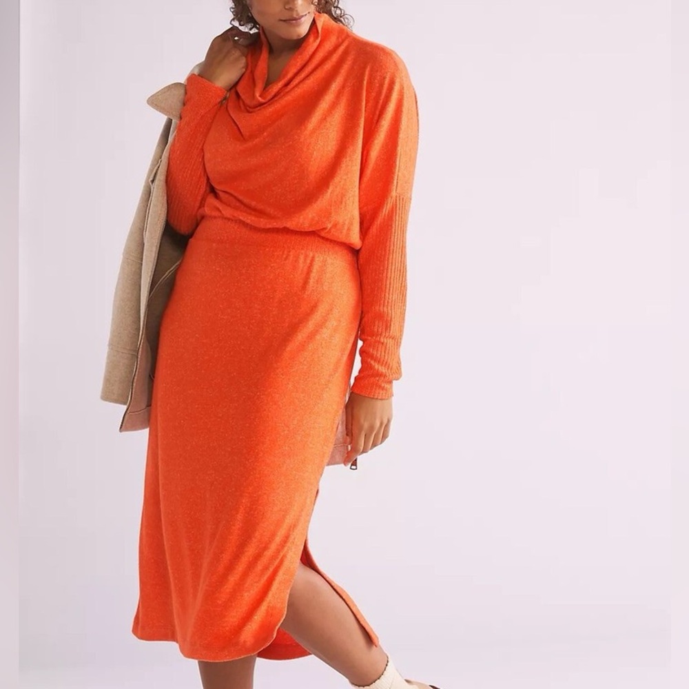 Daily Practice By Anthropologie Draped Cowl Neck Maxi Dress